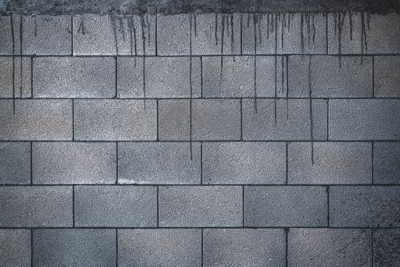 Concrete block walls